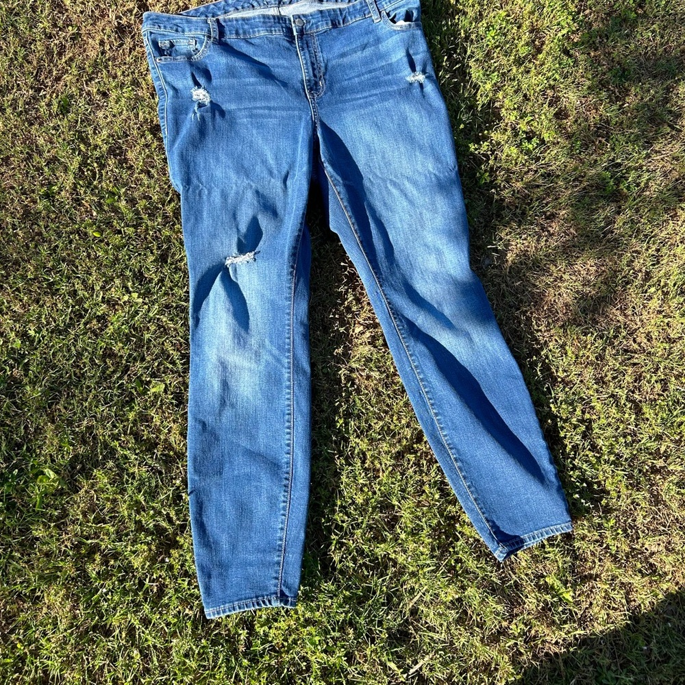 Old Navy Rock Star high rise